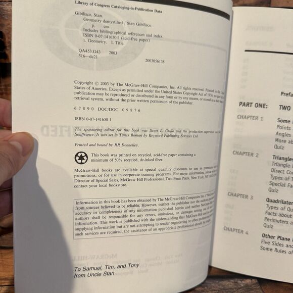 Geometry DeMYSTiFieD Self-Teaching Guide Stan Gibilisco Math Textbook Learn - Picture 7 of 9